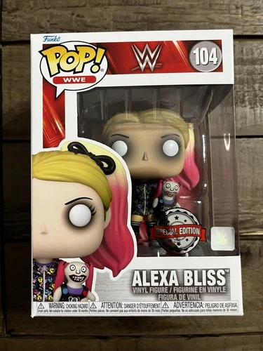 Alexa Bliss Funko Pop! WWE #104 Walmart Exclusive Lilly Fiend Doll SE Sticker