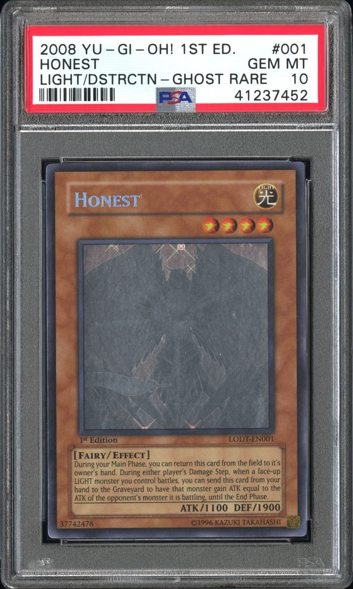 Yu-Gi-Oh! TCG Honest Ghost Rare Individual Collectible Card Game