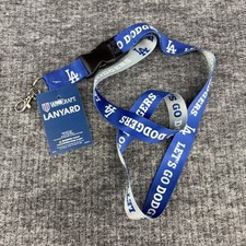 WinCraft Lanyard MLB Los Angeles Dodgers "Let's Go Dodgers" - New w/tags