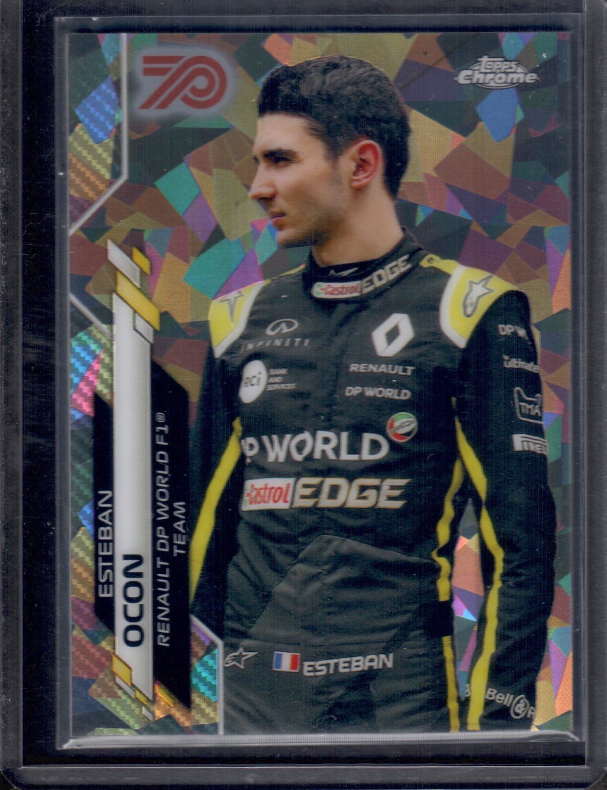 2020 Topps Chrome Sapphire Formula 1 F1 Esteban Ocon #183 70th /70