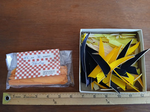 Lot of 2 Packages Arrow Fletching - Used