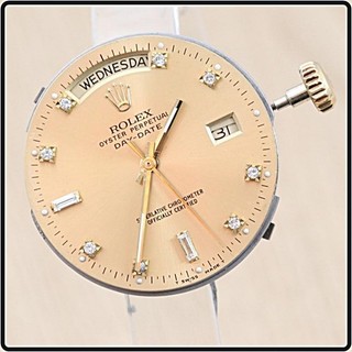 PERFECT WORKING Rolex Cal 3035 Men's 36mm DAY DATE SINGLE QUICK SET Movement