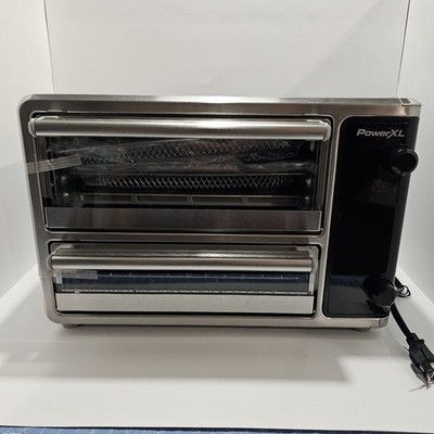 *NEW No Box* PowerXL SmartSynx 1700W Dual Door Toaster Oven and Air Fryer