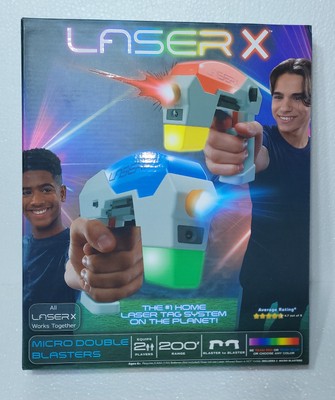 Laser X Evolution Micro Double Blasters Toy Laser Tag 200ft Range 
