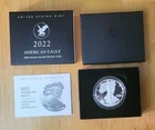 2022 American Silver Eagle Proof In OGP With COA