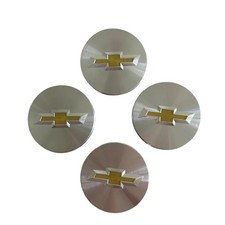 Wheel Center Caps 4pcs Chrome Base For Chevy Impala Cobalt Cruze Malibu Equinox