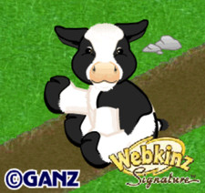 Webkinz Signature Cow WKS1031 RARE cattle calf bovine farm pet Virtual code msgd