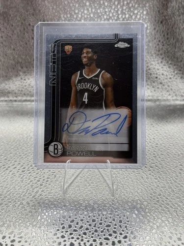 2025 Topps Chrome Drake Powell Chrome Rookie Autographs (RAW)