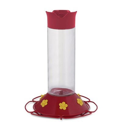 Perky-Pet Hummingbird 30 oz Glass/Plastic Nectar Bird Feeder 6 ports