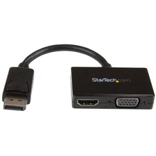 Startech Travel A/v Adapter: 2-in-1 Displayport To Hdmi Or Vga -