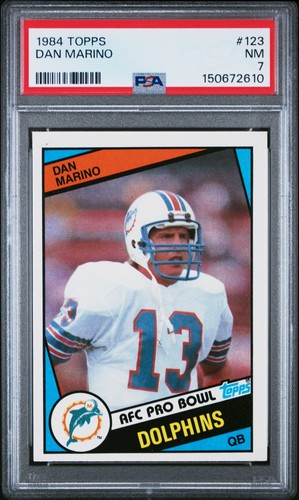 1984 Topps #123 Dan Marino PSA 7