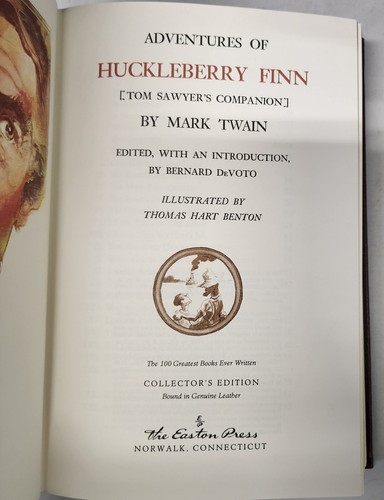The Adventures of Huckleberry Finn Easton Press Collector's Edition See Pics - Picture 3 of 4