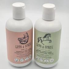 Gryph And Ivyrose Shampoo & Herbal Conditioner Set For Kids 8oz Paraben Free