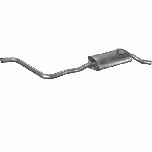 Silencieux arrière VW Polo 1.3 pot echappement acier classique 1984-1990