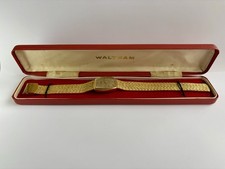 Waltham 17 Jewel Incabloc Wind-up Watch - Gold tone - Swiss Made - Original Box
