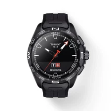 Tissot T-Touch Connect Solar Black Dial & Strap Men's Watch T1214204705103