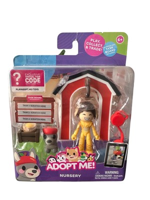 Adopt Me! Nursery Action Figure Set w/ Exclusive Virtual Item Code, NIP