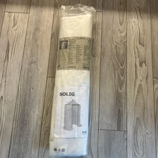 New Open Package Ikea SOLIG 59” Bed Canopy White Designed In Sweden
