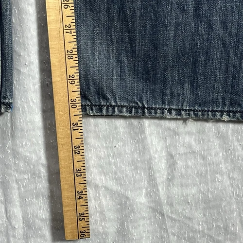 Vintage 1969 Gap Jeans Mens 38x32 Blue Loose Straight Fit 90s Y2K Medium Wash - Picture 8 of 19