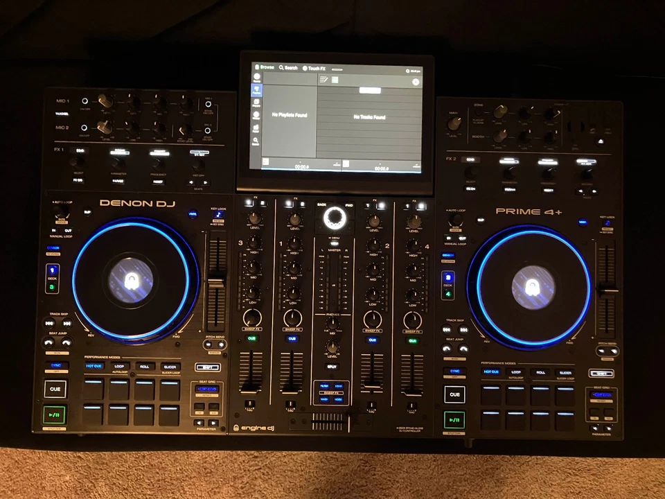 Denon DJ Prime 4+ 4-Deck Standalone Touchscreen DJ Controller System - Image 4 of 4