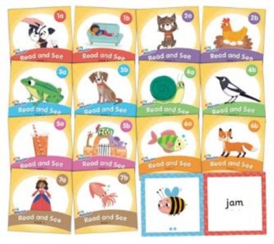 Jolly Phonics Read and See, Pack 1: in Precursive  by Sue Lloyd PAPERBACK