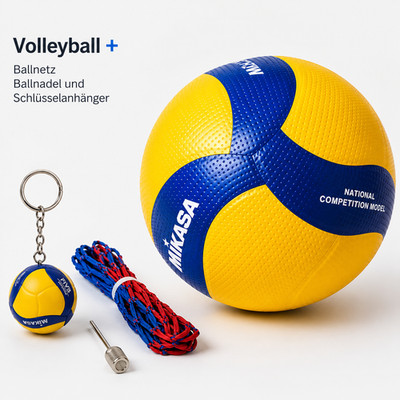 Volleyball Ball V200W Größe 5 | Spielball Training Indoor Outdoor Synthetisches