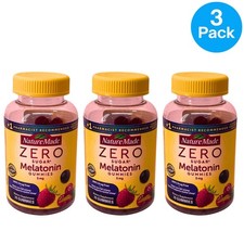 Nature Made Melatonin 5 mg Gummies 70 Ct 3 Pack New Exp 07/2027