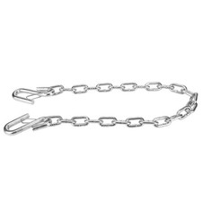 Trailer Safety Chain 3500lbs Towing Wire Ropes With Double Spring Clip Hooks For