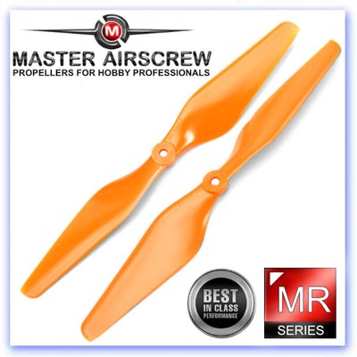Master Airscrew 10 x 4,5 MR Propeller Set 2x orange MASMR10X45SO2