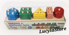 Montessori Toys Wooden Learning Shape Sorter 1-4Year Toddler Kid Preschool NEW