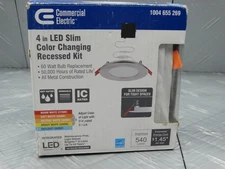 Commercial Electric 4in LED Slim Changing Recessed Kit 91471