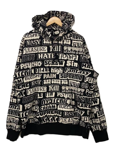 Sweat à capuche/hoodie/XL/Coton/BLK Supreme HYSTERIC GLAMOUR Text d'occasion