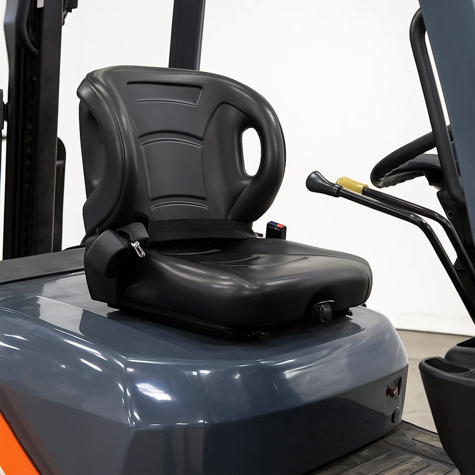 SOILLAR MOLDED FOR TOYOTA FORKLIFT SUSPENSION SEAT W/ SEATBELT & SWITCH PREMIUM QUALITY!