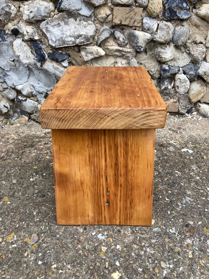 Wooden step stool - rustic, reclaiimed wood - Image 4 of 4