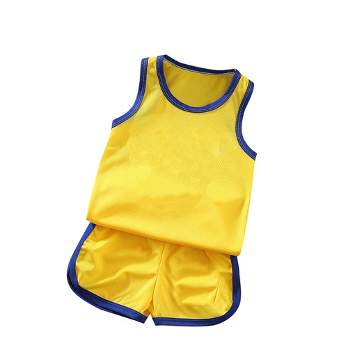 Summer Kids Baby Boys Girls Outfits Basketball Clothes Sport T-Shirt+Shorts Sets - Picture 2 of 31