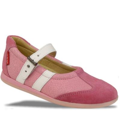 TCC / Hupsakee *Spangenballerina* Leder sportlich rose Gr. 31-39