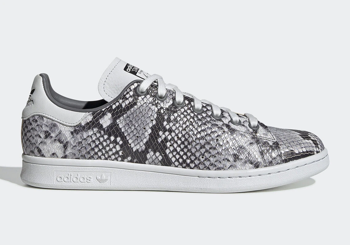 stan smith black python