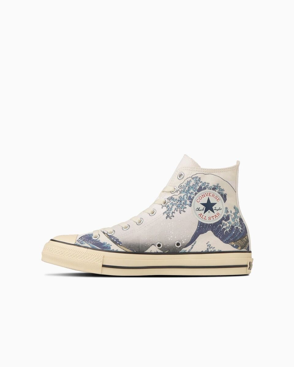 CONVERSE ALL STAR R Ukiyoe Print Hokusai HI 1SD718 (Skull CONVERSE ALL STAR R Ukiyoe Print Hokusai HI 1SD718 (Skull