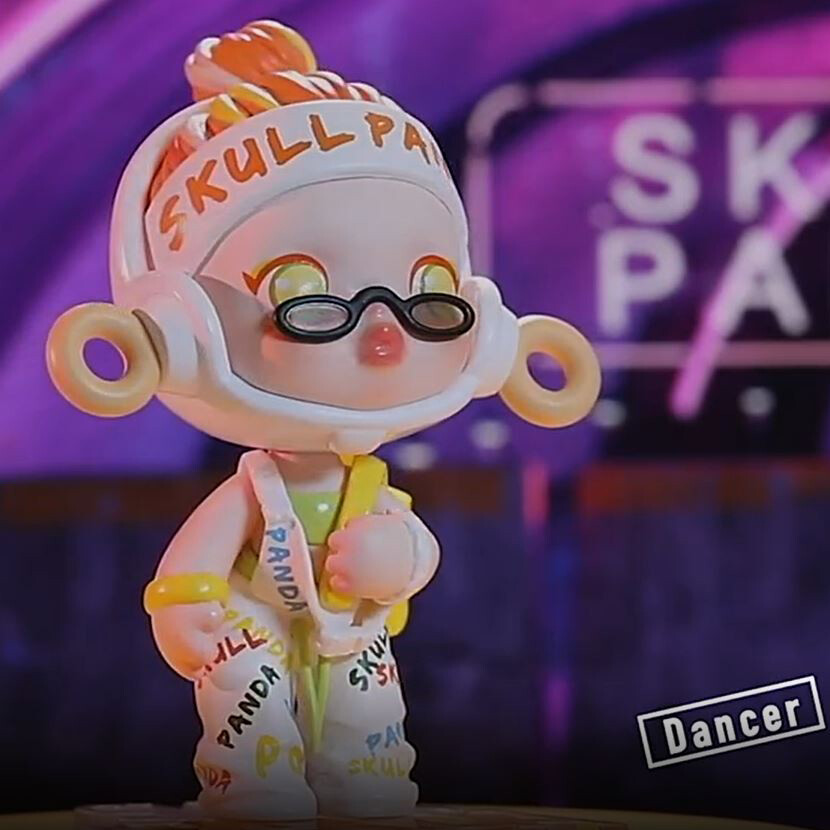 Pop Mart X SkullPanda Hype Panda Dancer mini figure NEW