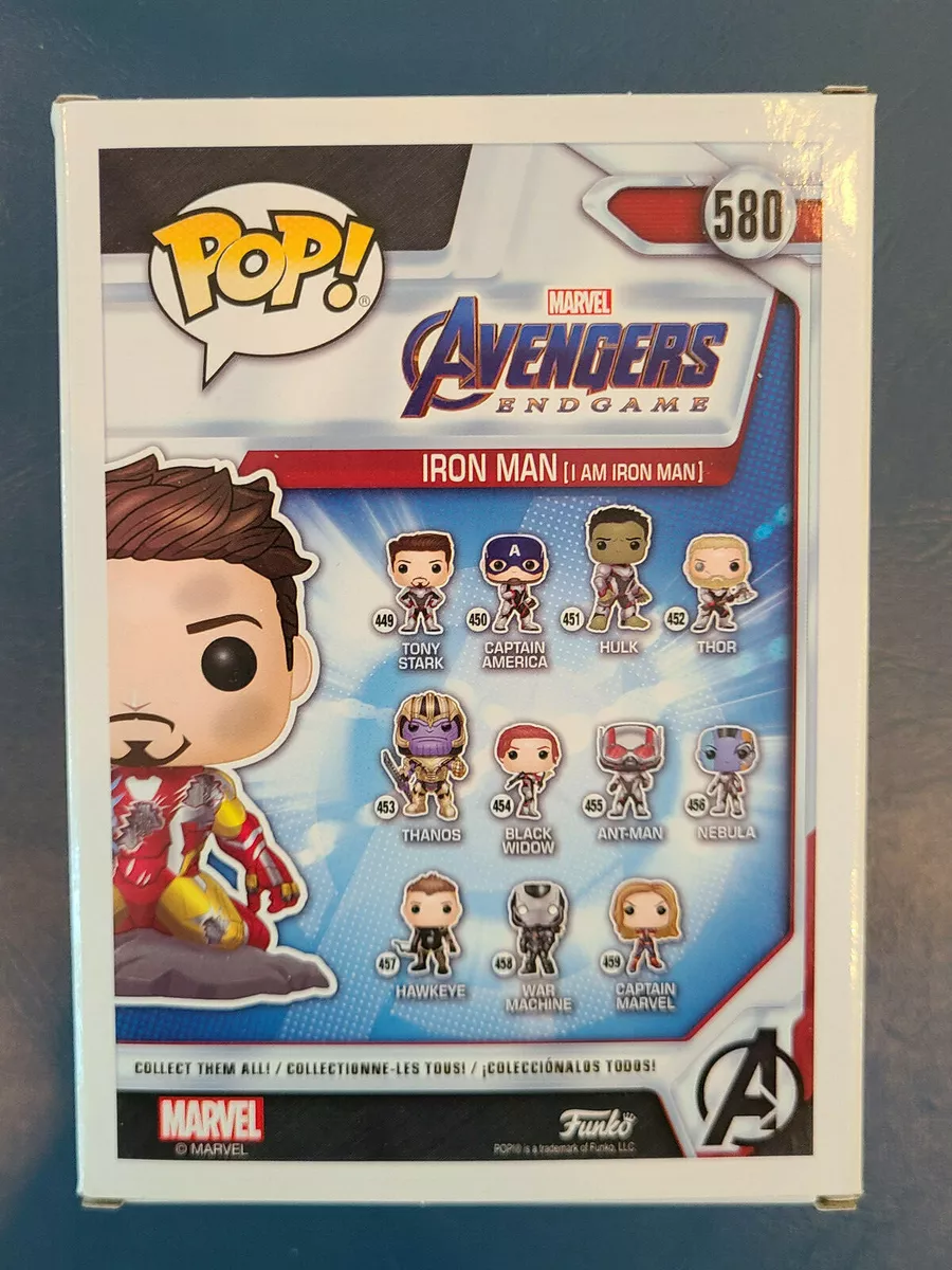 Funko Pop I am Iron Man Tony Stark Avengers Endgame 580 Px