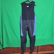 Decathlon Bib Pants 2XL Mens Cycling Bicycle Padded Tights Street Racing Zipper