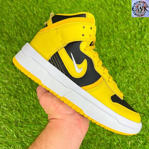 VNDS Nike Dunk High Up Varsity Maize Goldenrod 2021 SZ 7 W / SZ 5.5 M DH3718 001 - Picture 2 of 19