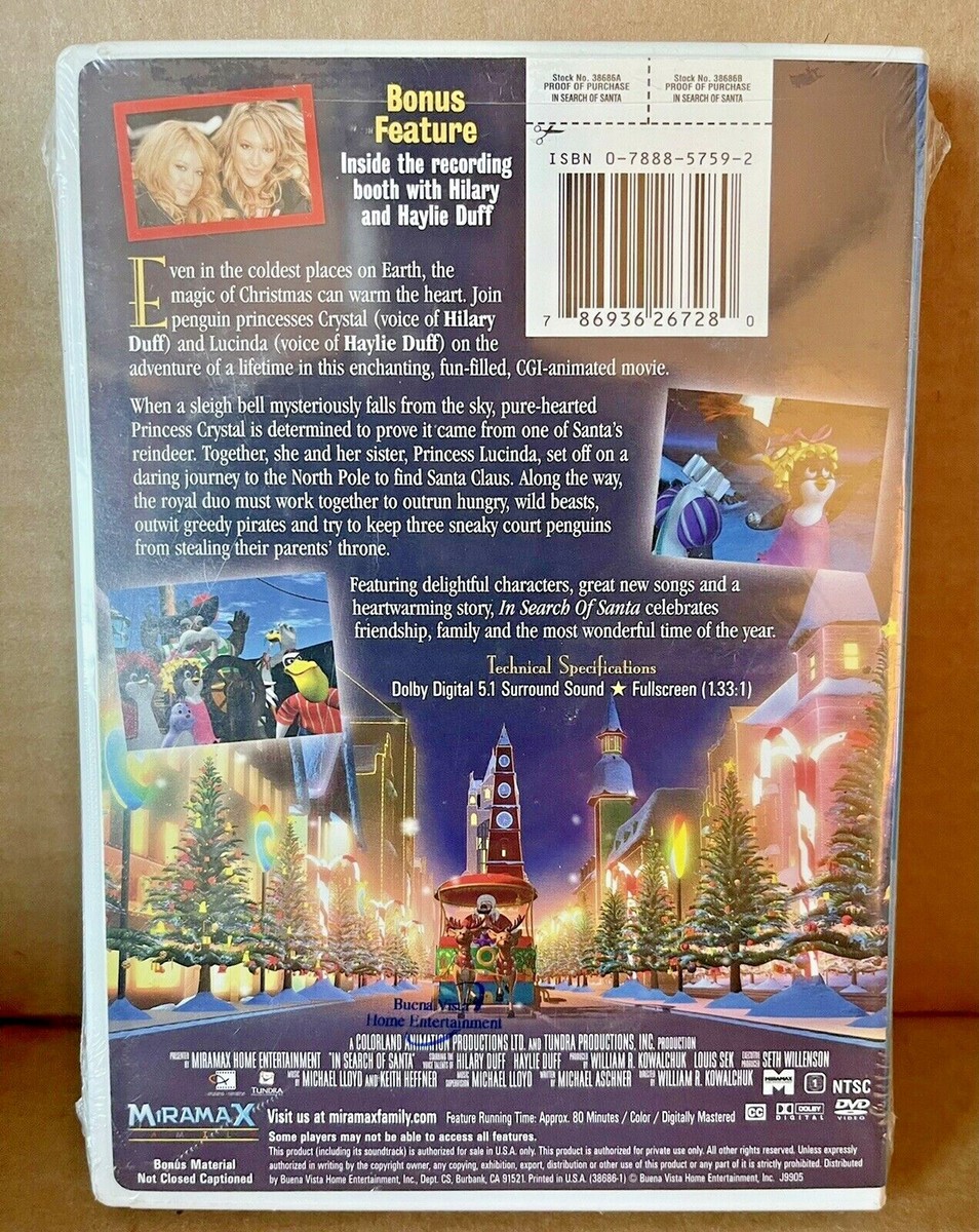 In Search Of Santa (DVD, 2004)‎ Hilary Duff, Haylie Duff