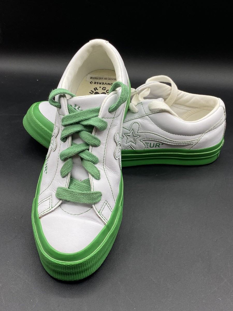 Converse Golf Le Fleur x One Star Ox Kelly Green Men's 6.5 Women