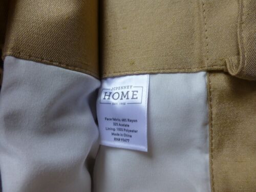 JCP HOME SUPREME THERMAL 100" X 84" PINCH PLEAT PATIO PANEL PANEL IVORY NEW - Picture 4 of 4