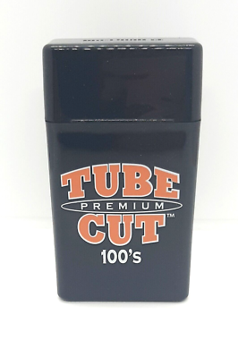 Gambler Tube Cut Divided Black 100s Size Cigarette Strong Box