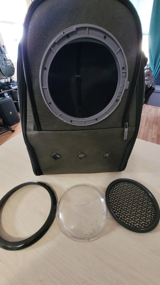 Mochila para gatos y perros pequeños paseo o viaje - Imagem 3 de 4