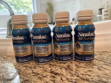 Lot Of 4 EMPTY Baby Formula Containers Ready To Feed Bottles For Reborn Baby 8oz