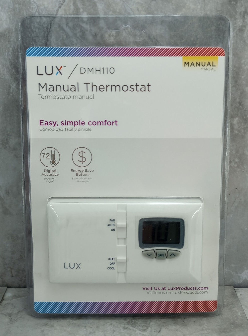 Lux DMH110-010 Non-Programmable Digital Thermostat for sale online | eBay
