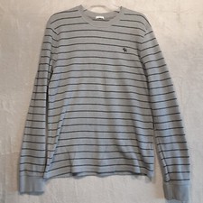 Abercrombie  Fitch Mens Muscle Crewneck Pullover Sweater Sz.Medium/Light Gray